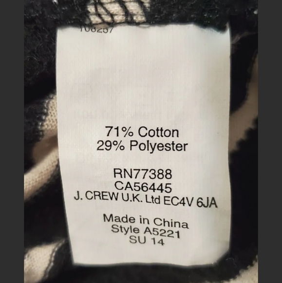 J Crew Womens Black Ivory Striped Panel Dress Size XS Sleeveless - Picture 8 of 9